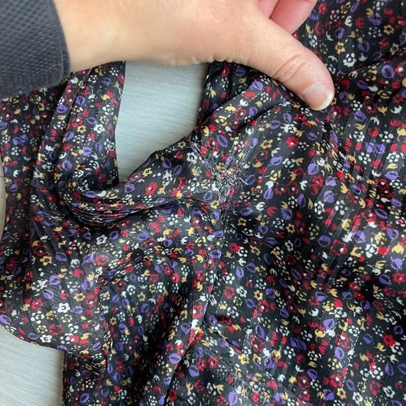 Derek Lam 10 Crosby Floral Long Sleeve Shift Dress - Picture 8 of 9